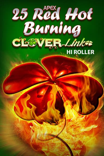 25 Red Hot Burning Clover Link linked Hi Roller